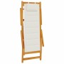Silla de playa con cojín 2 pcs Marrón 61.5 x 123 x 82cm en Sillas de jardín | Comprar online en Foru.es