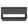 Mueble de TV de madera maciza de pino gris 74x34x40 cm de vidaXL, Muebles TV - Ref: Foro24-813841, Precio: 56,30 €, Descuento: %