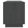 Mueble de TV de madera maciza de pino gris 74x34x40 cm de vidaXL, Muebles TV - Ref: Foro24-813841, Precio: 56,30 €, Descuento: %