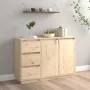 Solid pine wood sideboard 111x34x75 cm by vidaXL, Sideboards - Ref: Foro24-813804, Price: 141,55 €, Discount: %
