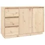 Solid pine wood sideboard 111x34x75 cm by vidaXL, Sideboards - Ref: Foro24-813804, Price: 141,55 €, Discount: %