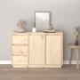 Aparador de madera maciza de pino 111x34x75 cm de vidaXL, Aparadores - Ref: Foro24-813804, Precio: 143,65 €, Descuento: %