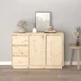 Solid pine wood sideboard 111x34x75 cm by vidaXL, Sideboards - Ref: Foro24-813804, Price: 141,55 €, Discount: %