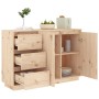 Aparador de madera maciza de pino 111x34x75 cm de vidaXL, Aparadores - Ref: Foro24-813804, Precio: 143,65 €, Descuento: %