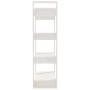 Estantería/divisor de espacios madera pino blanco 80x35x125 cm de vidaXL, Librerías y estanterías - Ref: Foro24-813905, Preci...
