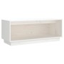 Mueble de TV de madera maciza de pino blanco 90x35x35 cm de vidaXL, Muebles TV - Ref: Foro24-813830, Precio: 43,90 €, Descuen...