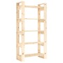 Estantería/divisor de espacios madera maciza 80x35x160 cm de vidaXL, Librerías y estanterías - Ref: Foro24-813909, Precio: 90...
