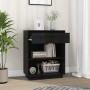 Mesa consola de madera maciza de pino negro 60x34x75 cm de vidaXL, Aparadores - Ref: Foro24-813838, Precio: 62,40 €, Descuent...
