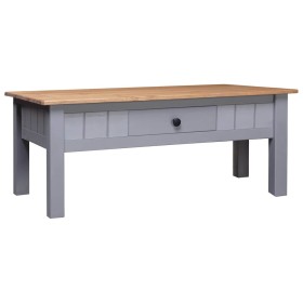 Mesa de centro madera de pino estilo Panamá gris 100x60x43,5 cm en Mesas de centro | Comprar online en Foru.es
