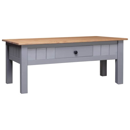 Mesa de centro madera de pino estilo Panamá gris 100x60x43,5 cm en Mesas de centro | Comprar online en Foru.es