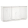 Aparador de madera maciza de pino blanco 111x34x60 cm de vidaXL, Aparadores - Ref: Foro24-813810, Precio: 152,33 €, Descuento: %