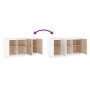 Aparador de madera maciza de pino blanco 111x34x60 cm de vidaXL, Aparadores - Ref: Foro24-813810, Precio: 152,33 €, Descuento: %