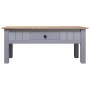 Mesa de centro madera de pino estilo Panamá gris 100x60x43,5 cm en Mesas de centro | Comprar online en Foru.es