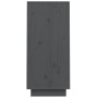 Mesa consola de madera maciza de pino gris 60x34x75 cm de vidaXL, Aparadores - Ref: Foro24-813821, Precio: 56,97 €, Descuento: %