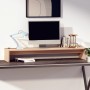 Soporte para monitor madera maciza de pino 100x27x15 cm de vidaXL, Muebles TV - Ref: Foro24-813929, Precio: 26,58 €, Descuent...