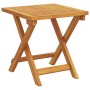 Tumbonas con mesa 2 unidades madera maciza de acacia en Tumbonas | Comprar online en Foru.es
