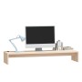 Soporte para monitor madera maciza de pino 100x27x15 cm de vidaXL, Muebles TV - Ref: Foro24-813929, Precio: 26,58 €, Descuent...