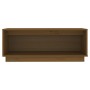 Mueble de TV madera maciza de pino marrón miel 90x35x35 cm de vidaXL, Muebles TV - Ref: Foro24-813832, Precio: 41,37 €, Descu...