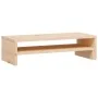 Soporte para monitor madera maciza de pino (52-101)x22x14 cm de vidaXL, Bases y elevadores para ordenadores - Ref: Foro24-814...