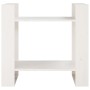 Estantería/divisor de espacios madera pino blanco 60x35x57 cm de vidaXL, Librerías y estanterías - Ref: Foro24-813875, Precio...