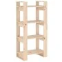 Estantería/divisor de espacios madera maciza 60x35x125 cm de vidaXL, Librerías y estanterías - Ref: Foro24-813884, Precio: 42...
