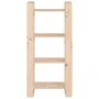 Estantería/divisor de espacios madera maciza 60x35x125 cm de vidaXL, Librerías y estanterías - Ref: Foro24-813884, Precio: 42...