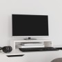 Soporte de monitor madera maciza de pino blanco 50x27x10 cm de vidaXL, Bases y elevadores para ordenadores - Ref: Foro24-8139...