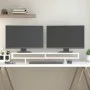 Soporte para monitor madera maciza de pino blanco 100x27x14 cm de vidaXL, Bases y elevadores para ordenadores - Ref: Foro24-8...