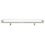 Soporte para monitor madera maciza de pino blanco 100x27x14 cm de vidaXL, Bases y elevadores para ordenadores - Ref: Foro24-8...