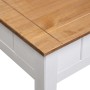 Mesa de centro madera de pino estilo Panamá blanco 100x60x45 cm en Mesas de centro | Comprar online en Foru.es