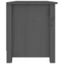 Banco zapatero madera de pino maciza gris 70x38x45,5 cm de vidaXL, Zapateros y organizadores de calzado - Ref: Foro24-813771,...