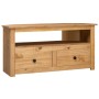 Mueble esquinero de TV madera de pino estilo Panamá 93x49x49 cm en Muebles TV | Comprar online en Foru.es