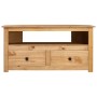 Mueble esquinero de TV madera de pino estilo Panamá 93x49x49 cm en Muebles TV | Comprar online en Foru.es