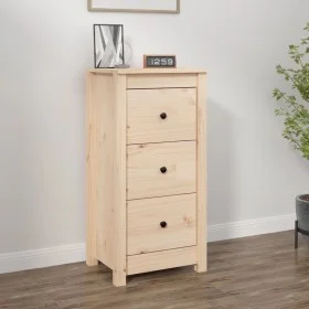 Aparador de madera maciza de pino 40x35x80 cm de vidaXL, Aparadores - Ref: Foro24-813739, Precio: 73,43 €, Descuento: %