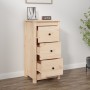 Aparador de madera maciza de pino 40x35x80 cm de vidaXL, Aparadores - Ref: Foro24-813739, Precio: 74,26 €, Descuento: %