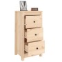 Aparador de madera maciza de pino 40x35x80 cm de vidaXL, Aparadores - Ref: Foro24-813739, Precio: 74,26 €, Descuento: %