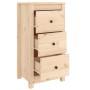 Aparador de madera maciza de pino 40x35x80 cm de vidaXL, Aparadores - Ref: Foro24-813739, Precio: 74,26 €, Descuento: %