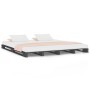 Cama de palets madera maciza de pino gris King Size 150x200 cm de vidaXL, Camas y somieres - Ref: Foro24-821399, Precio: 184,...