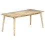 Mesa de comedor de madera maciza de mango 180x90x76 cm en Mesas de comedor | Comprar online en Foru.es