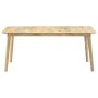 Mesa de comedor de madera maciza de mango 180x90x76 cm en Mesas de comedor | Comprar online en Foru.es