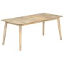 Mesa de comedor de madera maciza de mango 180x90x76 cm en Mesas de comedor | Comprar online en Foru.es