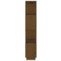 Estantería/divisor espacios madera pino marrón miel 51x25x132cm de vidaXL, Librerías y estanterías - Ref: Foro24-814042, Prec...