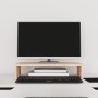 Soporte para monitor madera maciza de pino 50x27x10 cm de vidaXL, Bases y elevadores para ordenadores - Ref: Foro24-813944, P...