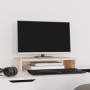 Soporte para monitor madera maciza de pino 50x27x10 cm de vidaXL, Bases y elevadores para ordenadores - Ref: Foro24-813944, P...