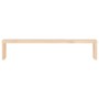 Soporte para monitor madera maciza de pino 50x27x10 cm de vidaXL, Bases y elevadores para ordenadores - Ref: Foro24-813944, P...