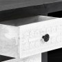 Mueble para TV tallado a mano mango gris blanco 120x30x40 cm en Muebles TV | Comprar online en Foru.es