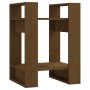 Estantería/divisor de espacios pino marrón miel 41x35x57 cm de vidaXL, Librerías y estanterías - Ref: Foro24-813857, Precio: ...