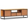 Mueble para TV de madera maciza reciclada 120x30x40 cm en Muebles TV | Comprar online en Foru.es
