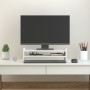 Soporte de monitor madera maciza de pino blanco 50x27x15 cm de vidaXL, Bases y elevadores para ordenadores - Ref: Foro24-8140...