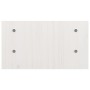 Soporte de monitor madera maciza de pino blanco 50x27x15 cm de vidaXL, Bases y elevadores para ordenadores - Ref: Foro24-8140...